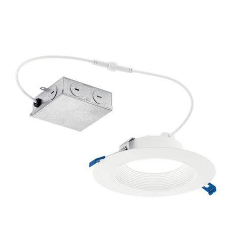Direct To Ceiling Recessed LED Downlight in Textured White (12|DLRC06R3090WHT)
