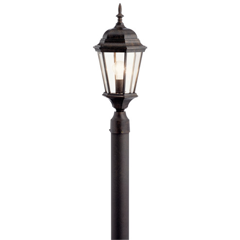 Madison One Light Outdoor Post Mount in Tannery Bronze (12|9956TZ)