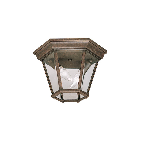 Madison Two Light Outdoor Flush/Semi Flush Mount in Tannery Bronze (12|9850TZ)