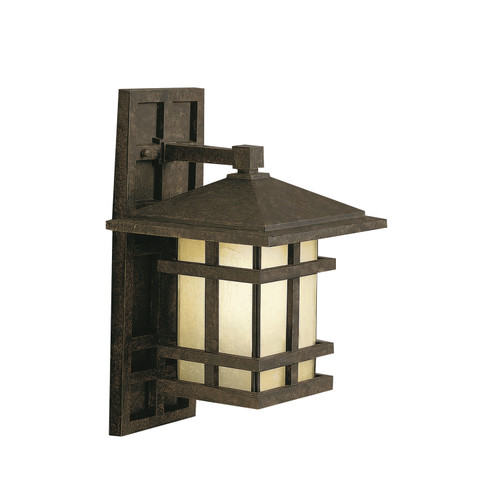 Cross Creek One Light Outdoor Wall Mount in Aged Bronze (12|9130AGZ)
