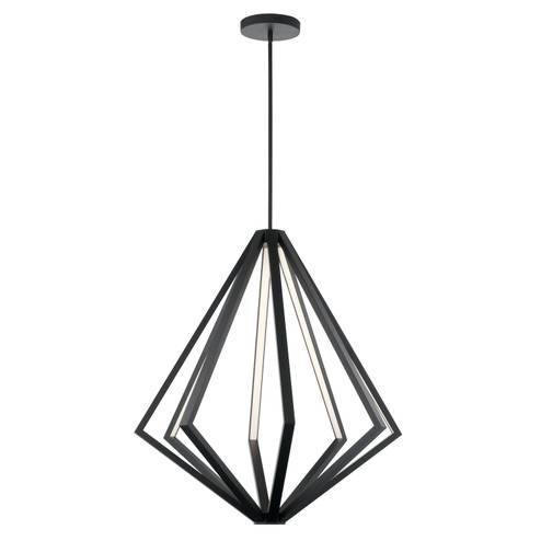 Everest LED Pendant in Matte Black (12|84087)