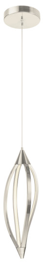 Meridian LED Mini Pendant in Brushed Nickel (12|83392)