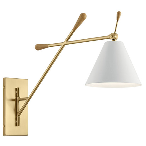Finnick One Light Wall Sconce in Champagne Gold (12|52339CG)