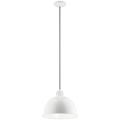 Zailey One Light Pendant in White (12|52153WH)