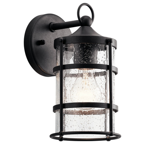 Mill Lane One Light Outdoor Wall Mount in Anvil Iron (12|49960AVI)
