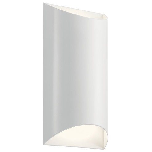 Wesley LED Outdoor Wall Mount in White (12|49279WHLED)