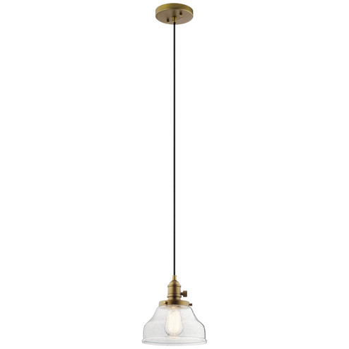 Avery One Light Mini Pendant in Natural Brass (12|43850NBR)