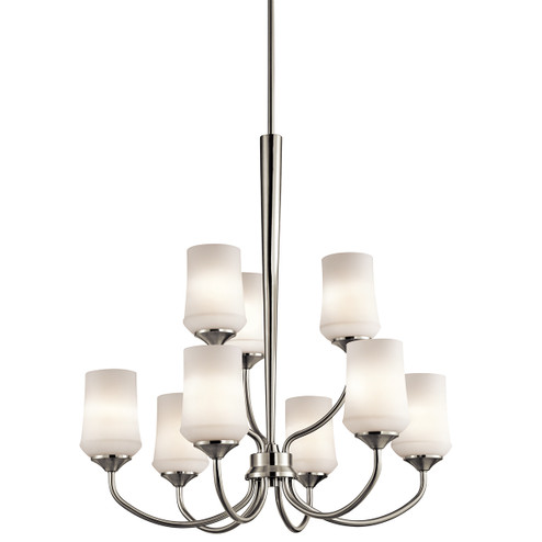 Aubrey LED Chandelier in Brushed Nickel (12|43666NIL18)