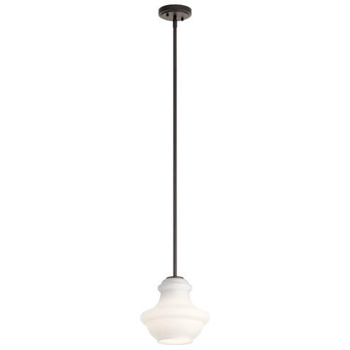 Everly One Light Mini Pendant in Olde Bronze (12|42167OZWH)