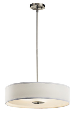 Three Light Pendant/Semi Flush Mount in Brushed Nickel (12|42121NI)