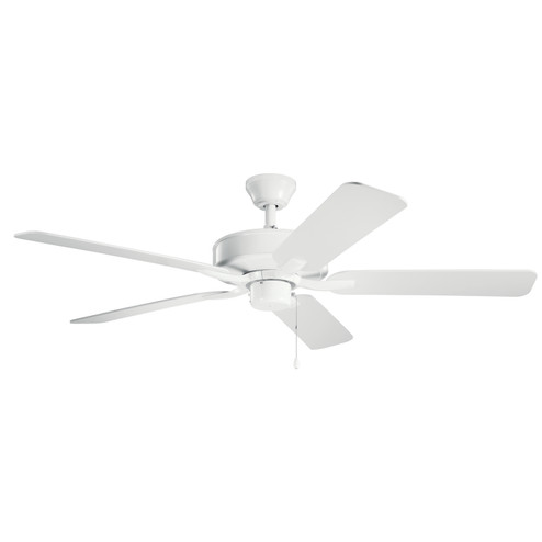 Basics Pro 52''Ceiling Fan in White (12|330018WH)