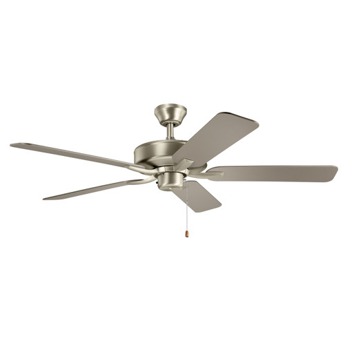 Basics Pro 52''Ceiling Fan in Brushed Nickel (12|330018NI)