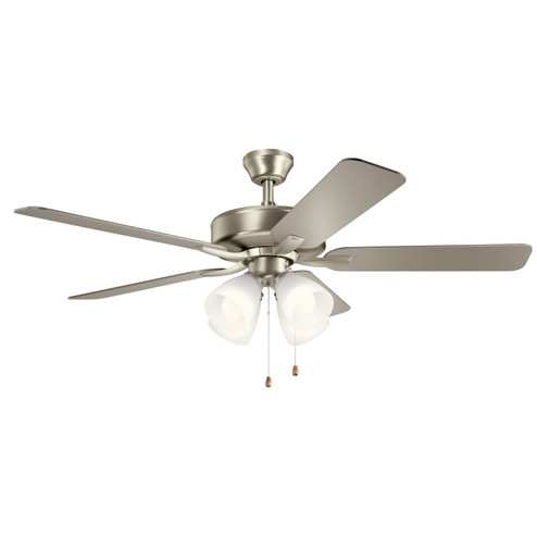 Basics Pro Premier 52''Ceiling Fan in Brushed Nickel (12|330016NI)