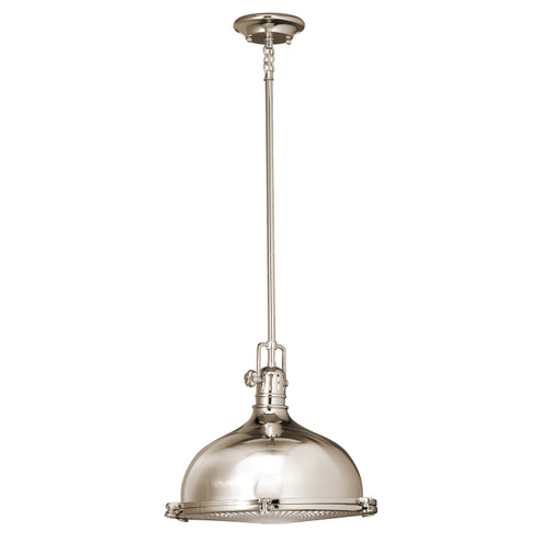 Hatteras Bay One Light Pendant in Polished Nickel (12|2666PN)