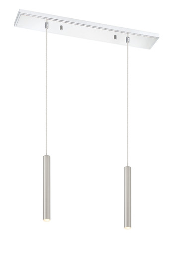 Forest LED Linear Chandelier in Chrome (224|917MP12-BN-LED-2LCH)
