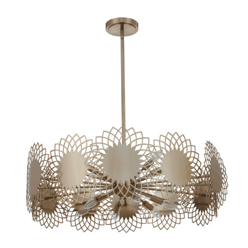 Helia 12 Light Pendant in Brushed Champagne Gold (33|516955BCG) Helia 12 Light Pendant in Brushed Champagne Gold (33|516955BCG)
