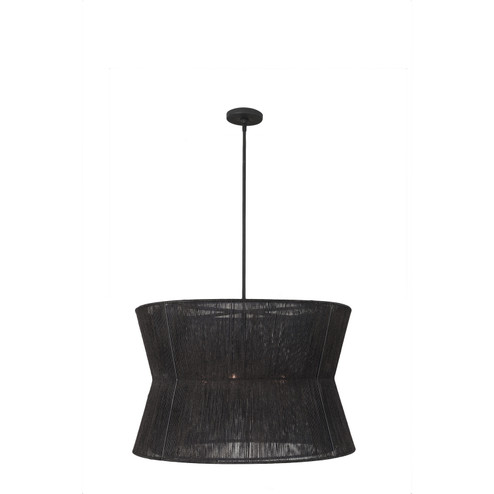 Madura Six Light Pendant in Matte Black (33|515556MB)