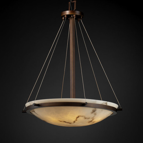 LumenAria Six Light Pendant in Dark Bronze (102|FAL-9692-35-DBRZ)