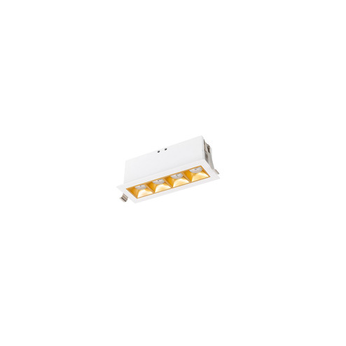 Multi Stealth LED Downlight Trim in Gold/White (34|R1GDT04-N927-GLWT)