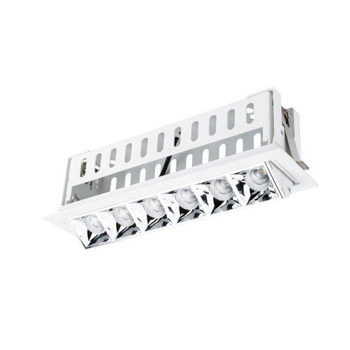 Multi Stealth LED Adjustable Trim in Chrome/White (34|R1GAT06-S935-CHWT)