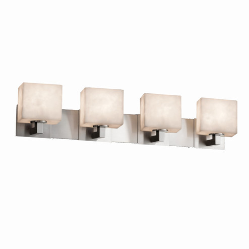 Clouds Four Light Bath Bar in Brushed Nickel (102|CLD-8924-55-NCKL)