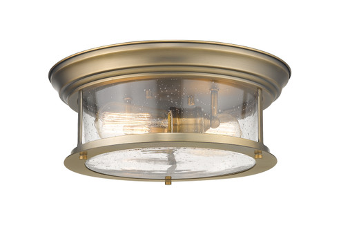 Sonna Two Light Flush Mount in Heritage Brass (224|727F13-HBR)