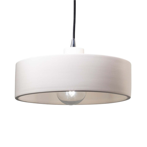 Radiance One Light Pendant in Bisque (102|CER-6460-BIS-CROM-BKCD)
