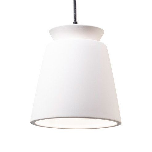 Radiance One Light Pendant in Bisque (102|CER-6425-BIS-MBLK-BKCD)
