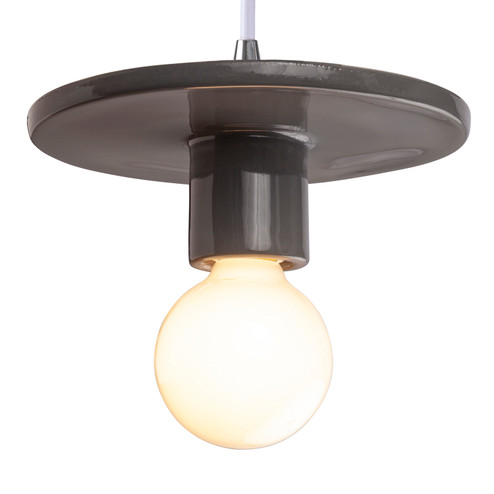 Radiance One Light Pendant in Gloss Grey (102|CER-6320-GRY-CROM-WTCD)