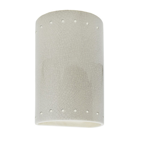 Ambiance LED Wall Sconce in White Crackle (102|CER-5990W-CRK-LED1-1000)