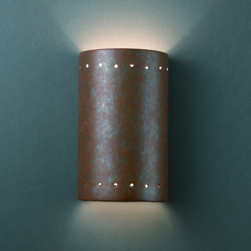 Ambiance LED Lantern in Sienna Brown Crackle (102|CER-0995W-CKS-LED1-1000)