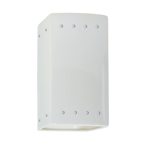 Ambiance LED Lantern in Gloss White (102|CER-0925W-WHT-LED1-1000)