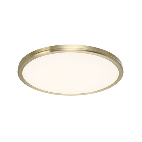 Geos LED Flush Mount in Brushed Brass (34|FM-4615-30-BR)