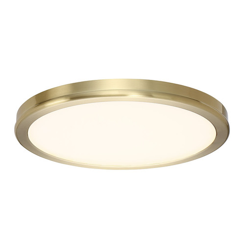Geos LED Flush Mount in Brushed Brass (34|FM-4610-27-BR)