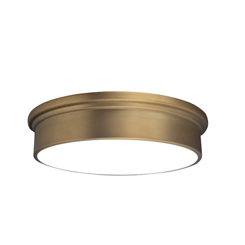 York LED Flush Mount in Aged Brass (34|FM-45008-AB)