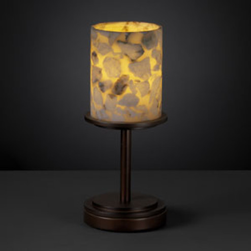 Alabaster Rocks One Light Table Lamp in Dark Bronze (102|ALR-8798-10-DBRZ)