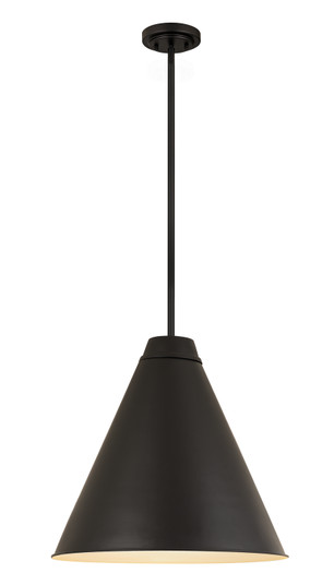 Eaton One Light Pendant in Matte Black (224|6011P24-MB)