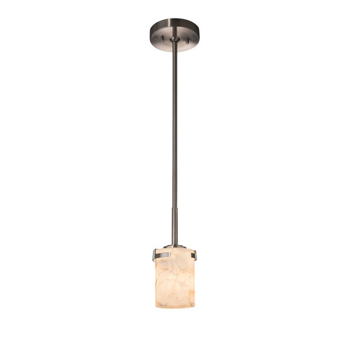 Alabaster Rocks LED Pendant in Brushed Nickel (102|ALR-8455-10-NCKL-LED1-700)