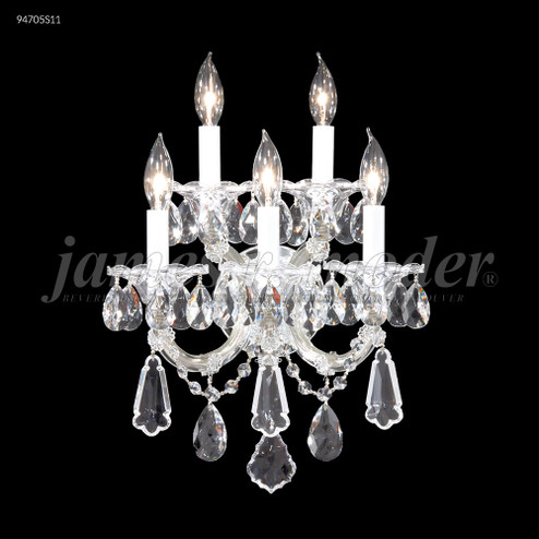 Maria Theresa Royal Five Light Wall Sconce in Silver (64|94705S11)
