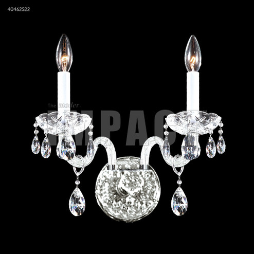 Palace Ice Two Light Wall Sconce in Silver (64|40462S22)
