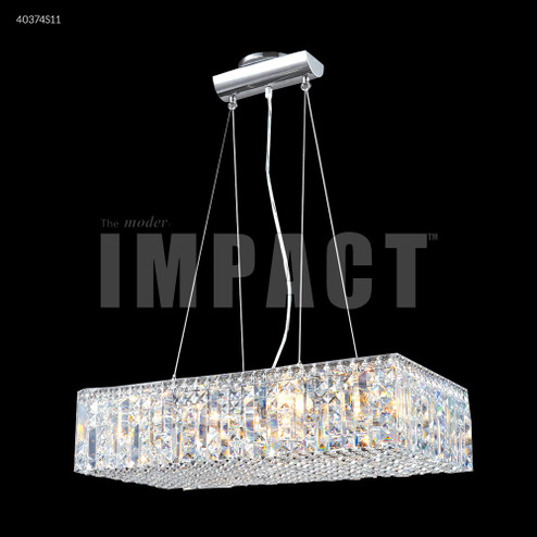 Contemporary 12 Light Chandelier in Silver (64|40374S11)