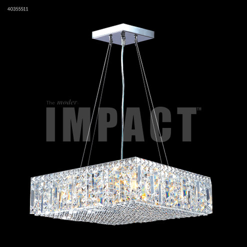 Contemporary 12 Light Chandelier in Silver (64|40355S11)