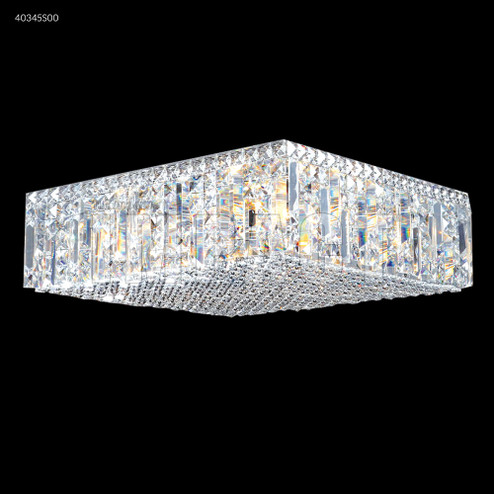 Contemporary 12 Light Flush Mount in Silver (64|40345S00)