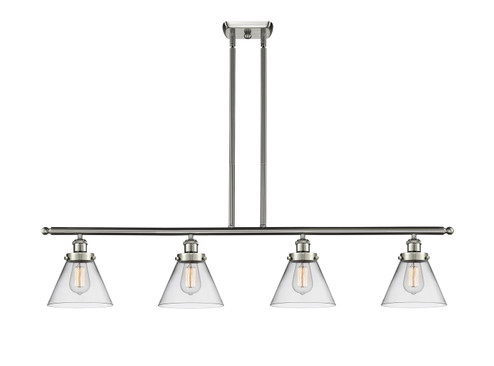 Ballston Urban LED Island Pendant in Brushed Satin Nickel (405|916-4I-SN-G42-LED)