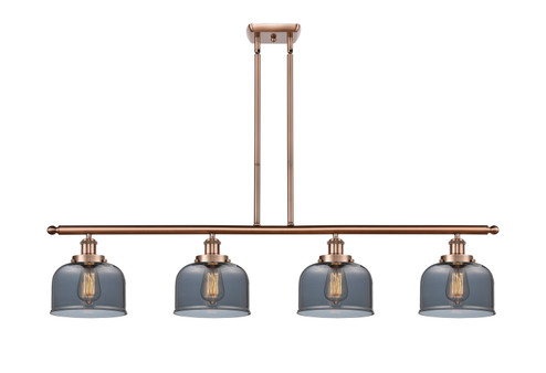 Ballston Urban Four Light Island Pendant in Antique Copper (405|916-4I-AC-G73)
