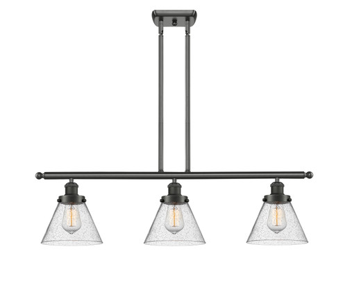 Ballston Urban Three Light Island Pendant in Oil Rubbed Bronze (405|916-3I-OB-G44)