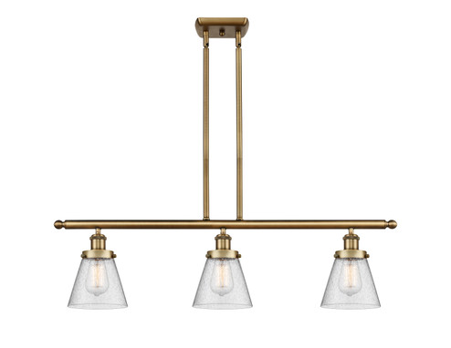 Ballston Urban Three Light Island Pendant in Brushed Brass (405|916-3I-BB-G64)