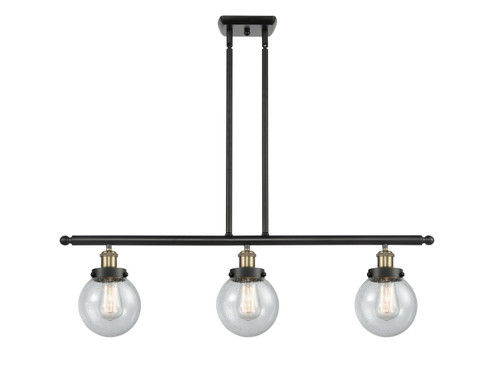 Ballston Urban Three Light Island Pendant in Black Antique Brass (405|916-3I-BAB-G204-6)