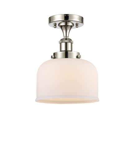 Ballston Urban One Light Semi-Flush Mount in Polished Nickel (405|916-1C-PN-G71)