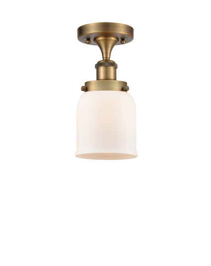 Ballston Urban One Light Semi-Flush Mount in Brushed Brass (405|916-1C-BB-G51)